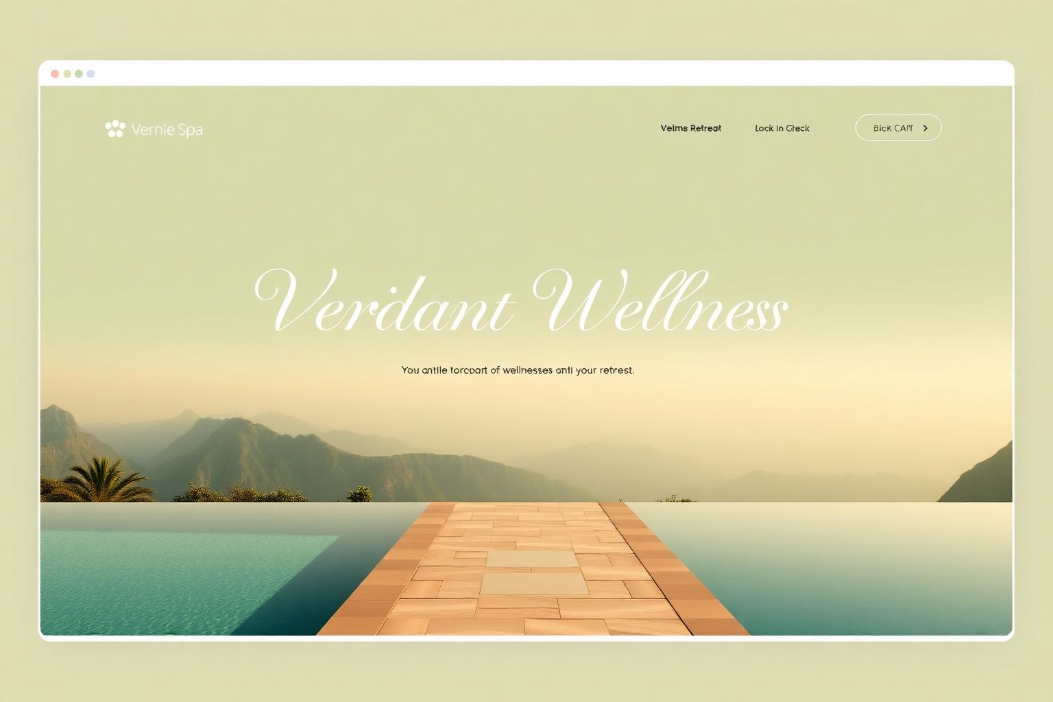 Verdant Wellness — Retreat Landing Page